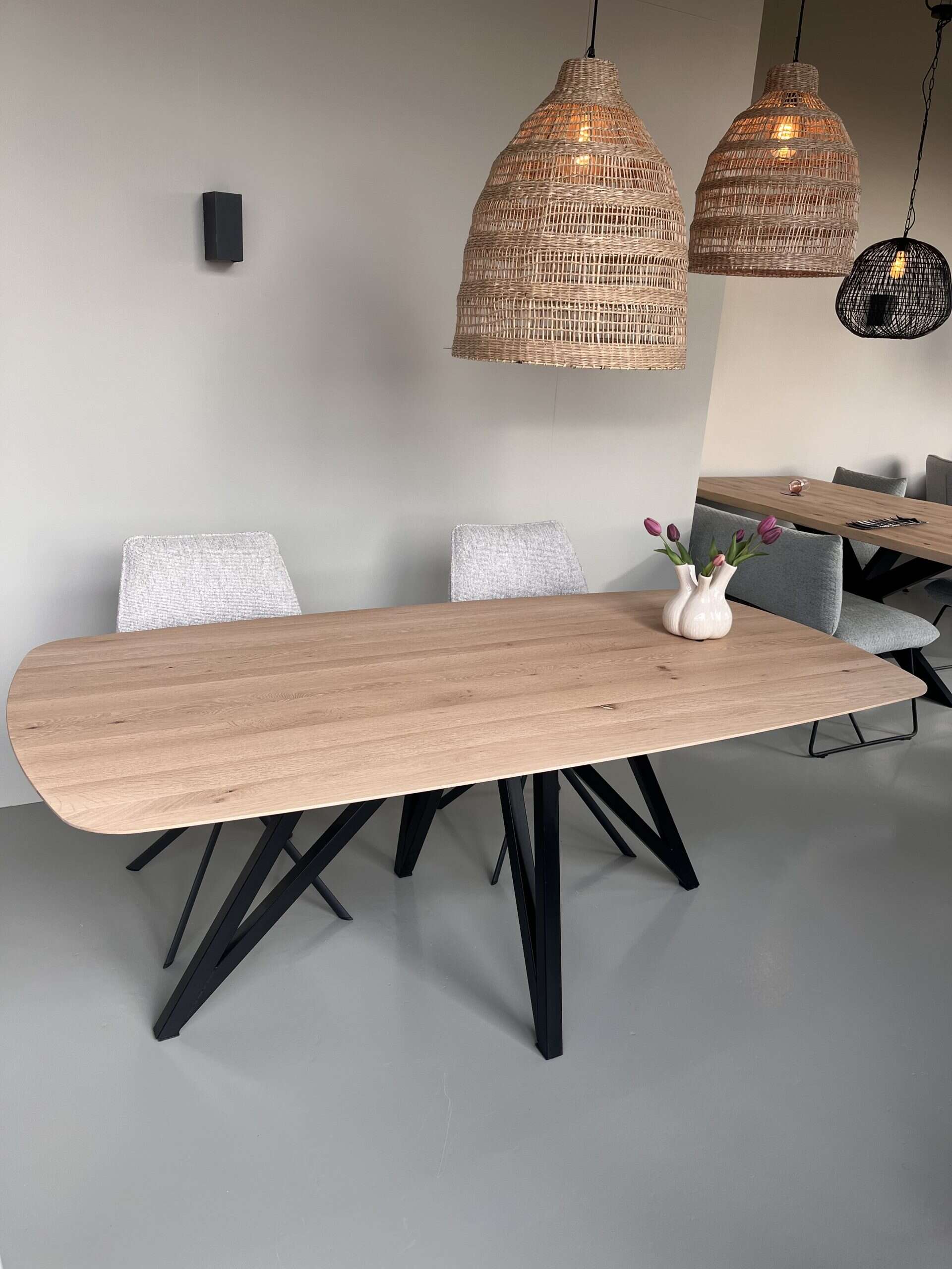 eiken eettafel deens ovaal