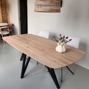 eiken eettafel deens ovaal