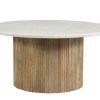 , Salontafel Marmer Rond &#8211; Brix Nova White, Lok Living