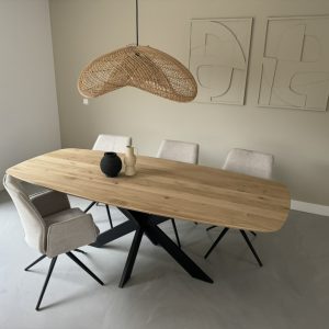 deens ovale tafel met matrix poot