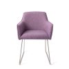 , Hofu Violet Daisy Eetkamerstoel &#8211; Slide Steel, Lok Living