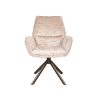 Luxe eetkamerstoelen London Be lovely Venus anodic bruin