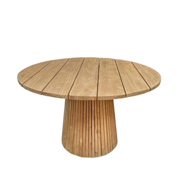 Ronde Tuintafel Teak - 120 cm