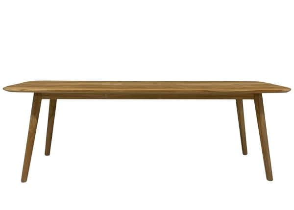 Rechte Tuintafel Teak – 240 cm