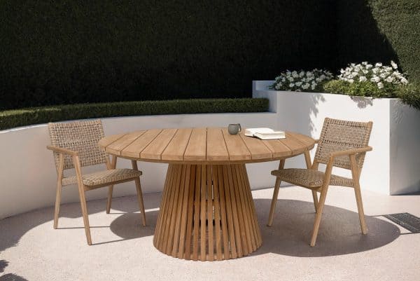 Ronde Tuintafel Teak – 150 cm
