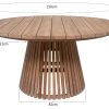 Ronde Tuintafel Teak – 150 cm