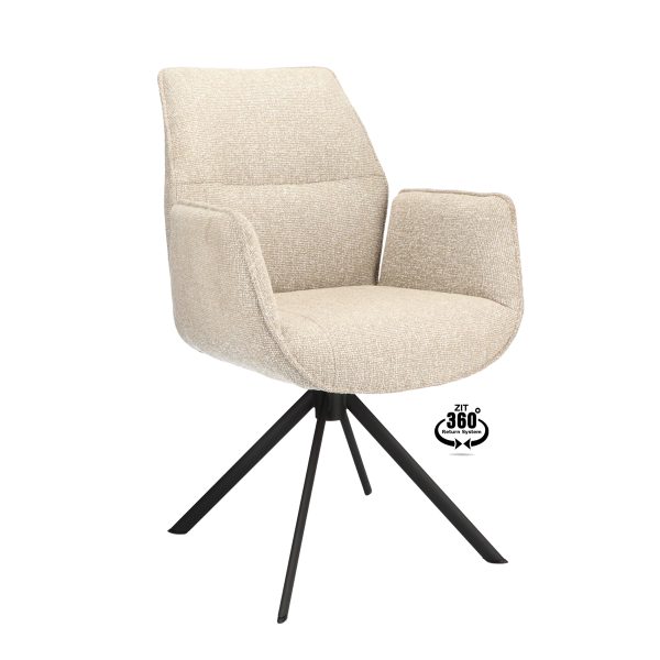Armstoel Eetkamerstoel Sevilla Beige