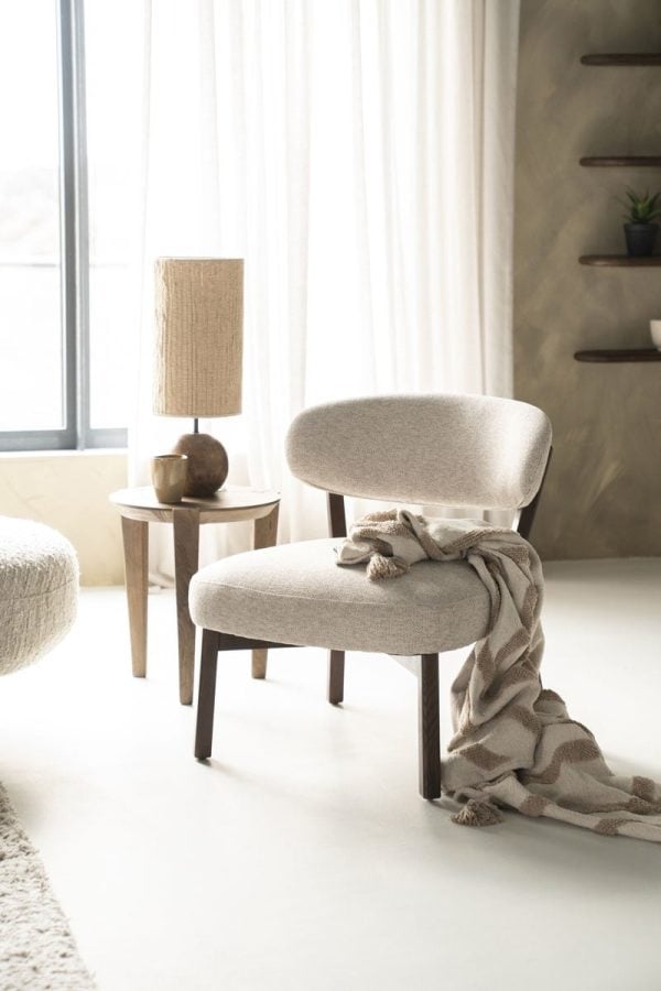 Lucca Fauteuil - Bruin Taupe