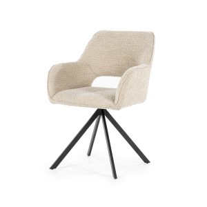 eetkamerstoel boucle stof