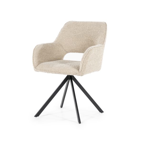 eetkamerstoel boucle stof