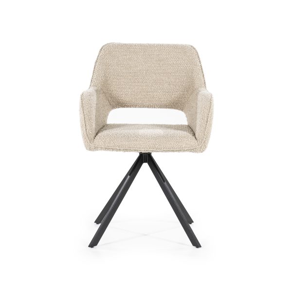 eetkamerstoel boucle stof