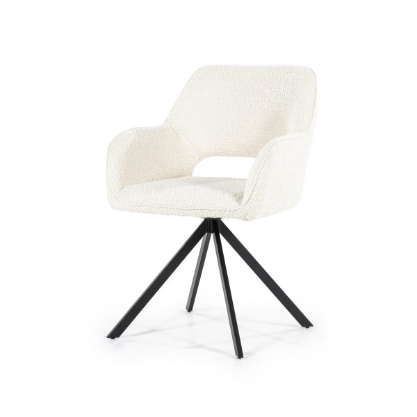 eetkamerstoel boucle stof