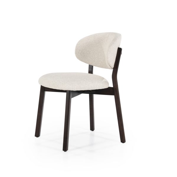 Lucca Eetkamerstoel - Bruin Beige