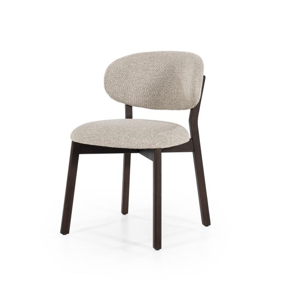 Lucca Eetkamerstoel - Bruin Taupe