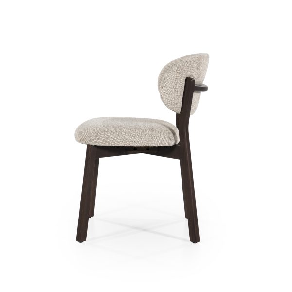 Lucca Eetkamerstoel - Bruin Taupe