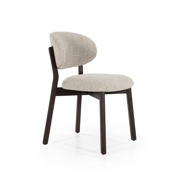 Lucca Eetkamerstoel - Bruin Taupe