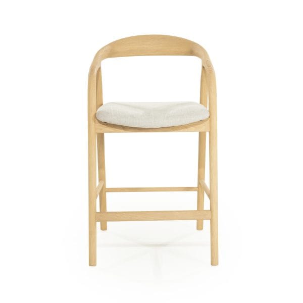 Sienna Houten Barstoel - Naturel