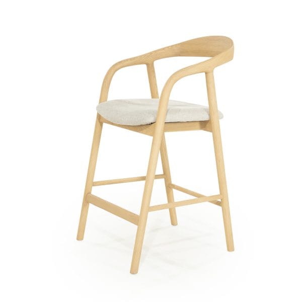 Sienna Houten Barstoel - Naturel
