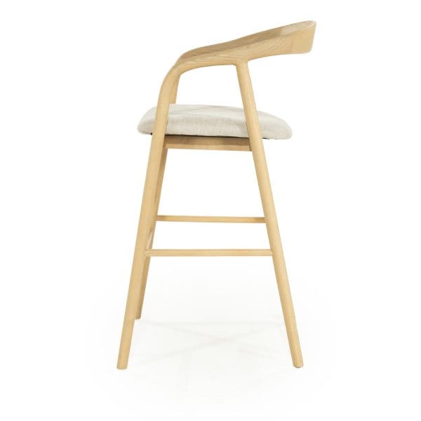 Sienna Houten Barkruk - Naturel