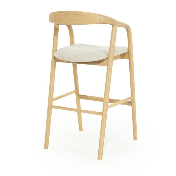 Sienna Houten Barkruk - Naturel