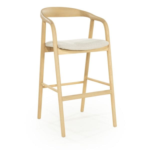 Sienna Houten Barkruk - Naturel