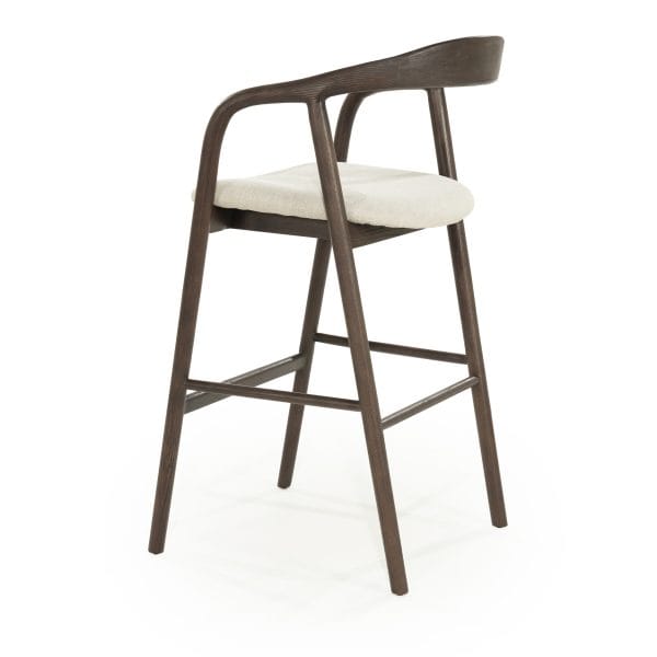 donker houten barkruk