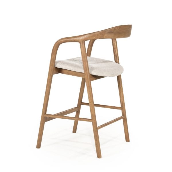 Sienna Houten Barstoel - Lichtbruin