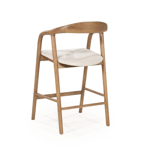 Sienna Houten Barstoel - Lichtbruin