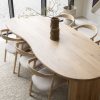 houten eetkamerstoel essenhout en stof
