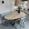organische eettafel eiken