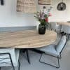 organische eettafel eiken