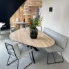 organische eettafel eiken