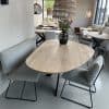 organische eettafel eiken