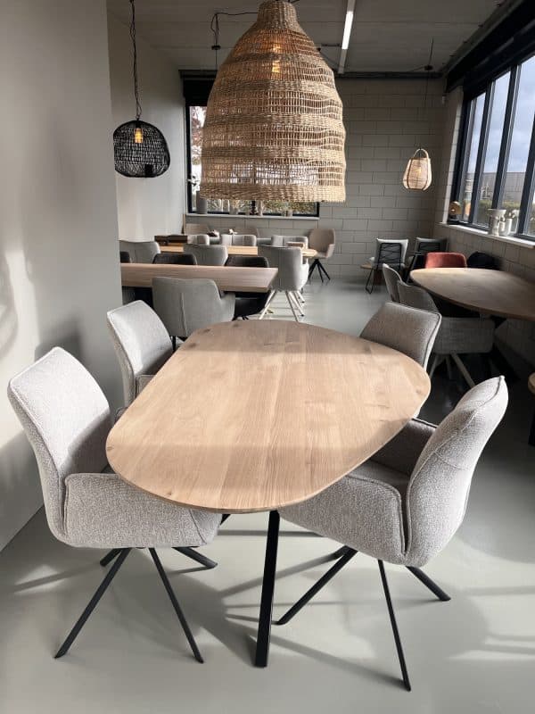 organische eiken eettafel