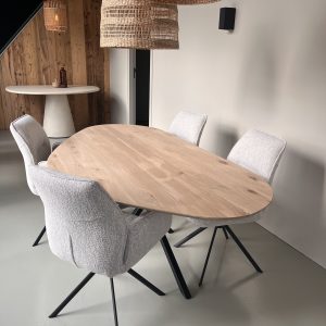 organische eiken eettafel