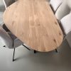 organische eiken eettafel