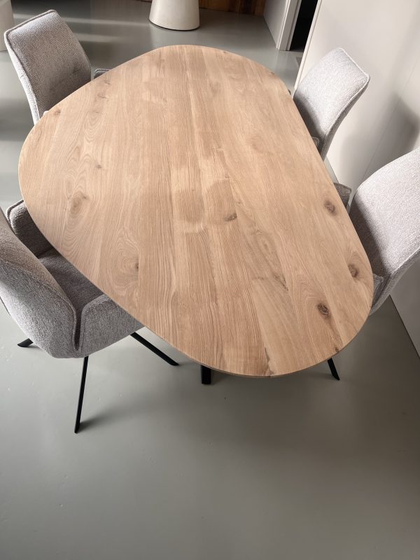 organische eiken eettafel