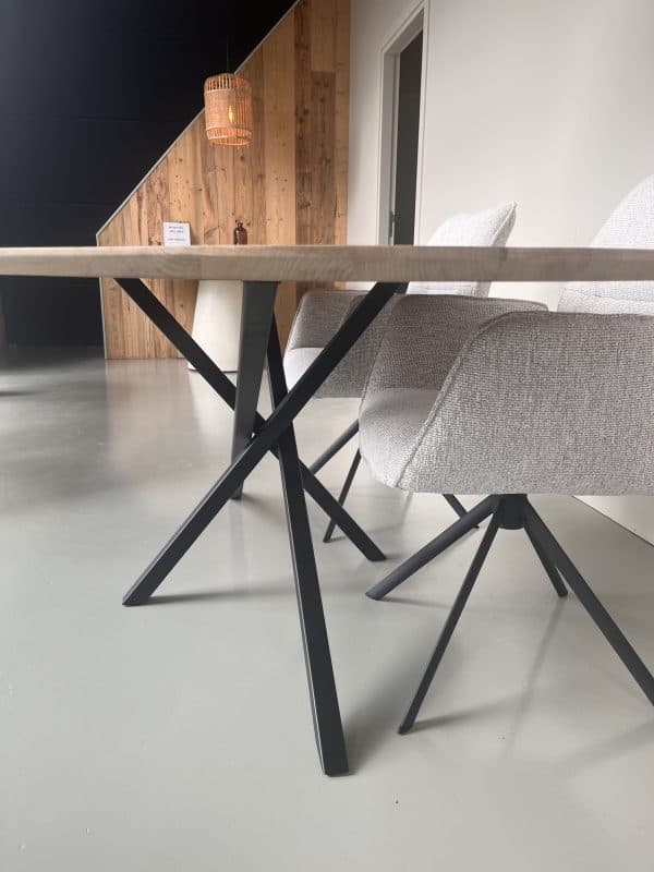 organische eiken eettafel