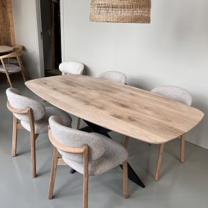 deens ovale eiken eettafel