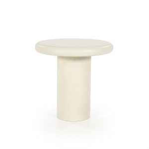 Bijzettafel jade, betonlook rond